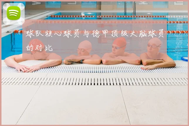 球队核心球员与德甲顶级大脑球员的对比