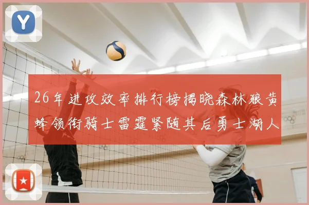 26年进攻效率排行榜揭晓森林狼黄蜂领衔骑士雷霆紧随其后勇士湖人表现平平