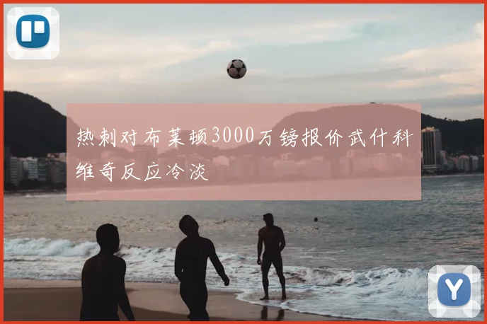 热刺对布莱顿3000万镑报价武什科维奇反应冷淡