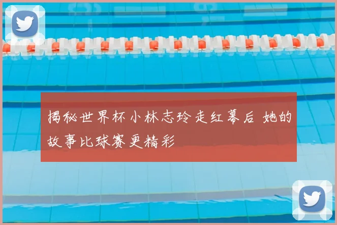 揭秘世界杯小林志玲走红幕后 她的故事比球赛更精彩
