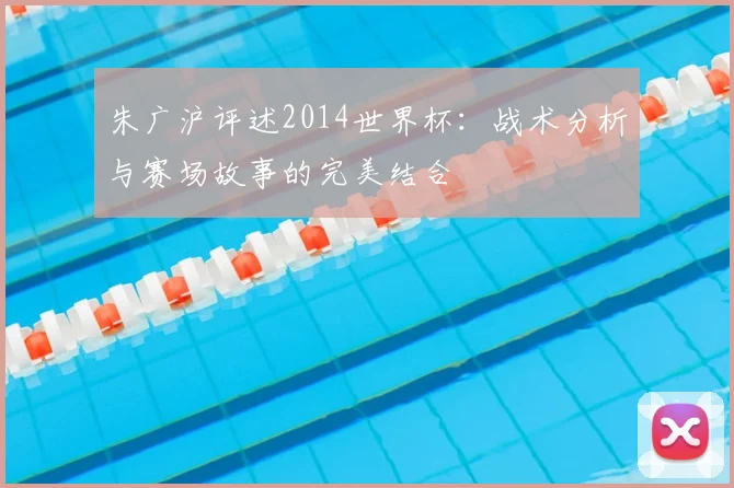 朱广沪评述2014世界杯:战术分析与赛场故事的完美结合