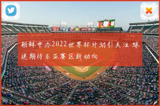 朝鲜申办2022世界杯计划引关注 球迷期待东亚赛区新动向