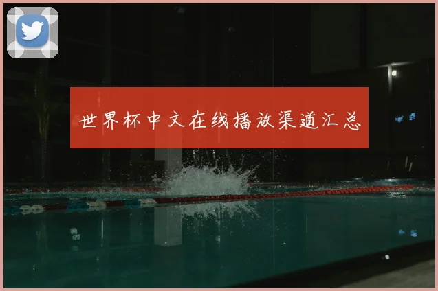 世界杯中文在线播放渠道汇总